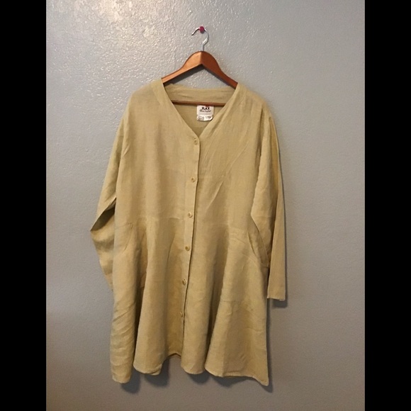 Flax Dresses & Skirts - Flax Button Up Dress